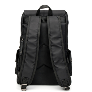 Custom <b>Black</b> Waterproof Oxford Fabric Laptop Sports <b>Backpack</b> Multipurpose Outdoor Bag for Men for School & Business Use - Product Image 5