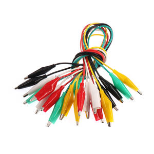 קטן/בינוני/גדול מבחן תנין כבל 50 ס "מ אלליגטור צבעוני אדום/שחור/צהוב/ירוק/לבן 10 יח'\חבילה - Product Image 3