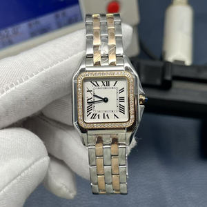 Reloj de Lujo para Mujer con Diseño de Diamantes Brillantes en Acero Inoxidable, Cristales de Estrás, Esfera con Números Arábigos Personalizada OEM, Caja de Aleación - Product Image 4