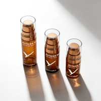 Capuchon de pompe sans air PP 5 10 15 ml, couvercle personnalisable pour huile essentielle biologique, production sous marque privée