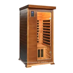 Sauna personal de cedro rojo aromático, infrarrojo lejano, para el hogar