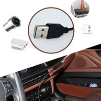 Projecteur LED USB pour l'intérieur de la voiture, lumière d'ambiance fluo, luminaire décoratif d'intérieur, idéal pour un toit ou une voiture