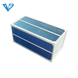 Échangeur de chaleur air-air de feuille d'aluminium hydrophile de flux transversal d'économie d'énergie d'air <span class=keywords><strong>frais</strong></span> de Shanghai Venttk - Product Image 4