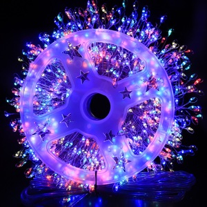 Đèn dây <span class=keywords><strong>LED</strong></span> trang trí hình pháo hoa 8 chế độ, sử dụng dây đồng, nguồn điện DC, có điều khiển từ xa, dùng được trong nhà và ngoài trời - Product Image 3