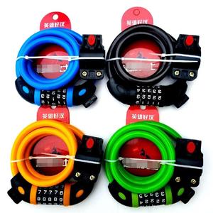 Candado para Bicicleta de 120 cm, Candado de Cable Metálico con Combinación para Seguridad Antirrobo - Product Image 5