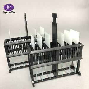 Scaffale per macchiare barattolo vetrino per microscopio in plastica Clicca qui per ottenere maggiori informazioni - Product Image 3