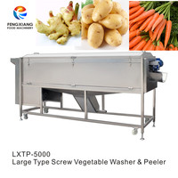 Machine à éplucher les pommes de terre, les carottes et les radis, capacité de 1000 kg par heure, pour usage industriel