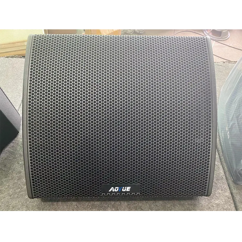 MT-4 sistem speaker monitor audio penampilan panggung 2 arah pasif 15 inci