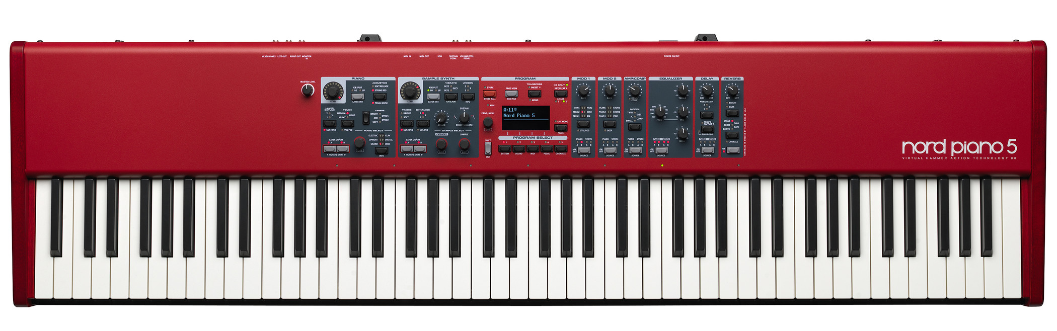 Nord PIANO588キーシンセサイザーがステージエレキピアノ演奏