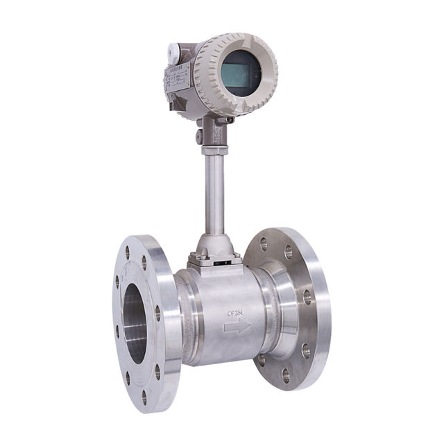 Stainless Steel Vortex Flow Meter with Digital Display for Gas Measurement Vortex Flowmeter / Vortex Flow Meter