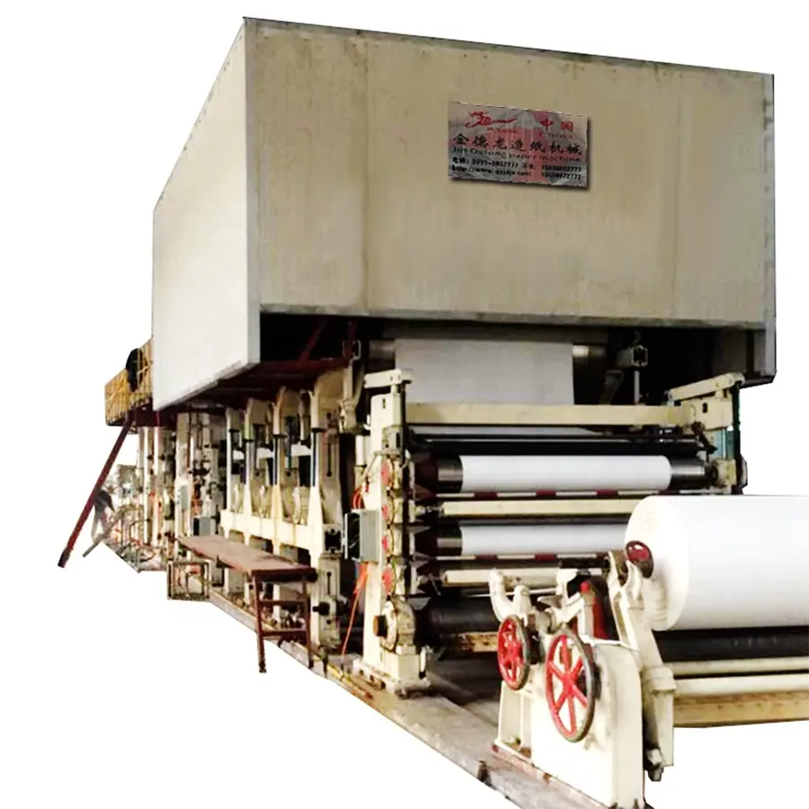 80gsmA4コピー用紙筆記用紙製造機オフィス用ペーパーカッター機械付き生産ライン