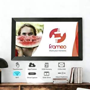 Marco Digital Personalizable de 21.5 Pulgadas FHD con WiFi y <span class=keywords><strong>Nube</strong></span>, con Pantalla Táctil para Exhibición <span class=keywords><strong>en</strong></span> Hoteles y Oficinas - Product Image 3