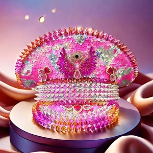 Sombrero de Capitán Steampunk con Pedrería y Logotipo Personalizado, Bajo MOQ, Ideal para Noches de <span class=keywords><strong>Fado</strong></span> y Fiestas Musicales en Lisboa - Product Image 2