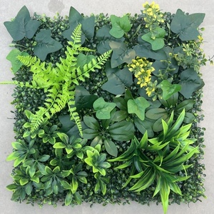 Mur végétal artificiel <span class=keywords><strong>pour</strong></span> décoration de <span class=keywords><strong>balcon</strong></span> intérieur, mur de mariage suspendu, herbe artificielle en plastique résistante aux UV, style moderne - Product Image 4