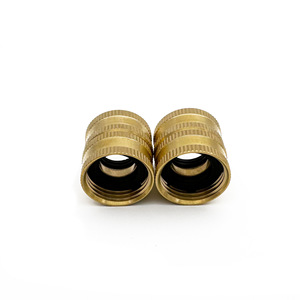 Connecteurs de réparation de tuyaux en laiton, filetés 3/4 pouce, forgés, norme ANSI, pour raccord de tuyau d'arrosage en vrac - Product Image 1