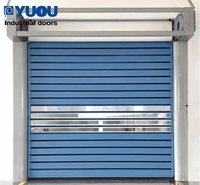 YUOU porte industrielle enroulable rapide spirale alu, dure, auto, sécurité