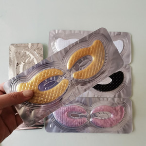 Maschera per <span class=keywords><strong>Occhi</strong></span> a Forma di Farfalla in Cristallo di Collagene Dorato, Patch Sottoculare per Occhiaie, <span class=keywords><strong>Borse</strong></span> e Gonfiore, Idratante - Product Image 3