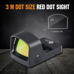 Mira Telescópica Ohhunt 1x24x20 con Punto Rojo, 10 Niveles de Brillo, Activación por Movimiento, Resistente al Agua IPX67, Mira Reflex Táctica - Product Image 3