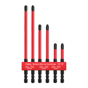 MYJ 6 in 1 Electrician <b>Screwdriver</b> <b>Bit</b> <b>Set</b> High Quality Steel Household Electrical Socket Repair 75mm 100mm 150mm <b>Bits</b> 6 in 1 - Product Image 3