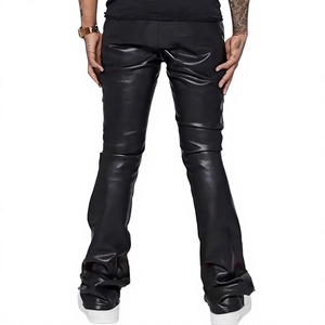 Pantalon en cuir pour homme de qualité supérieure, respirant, coupe droite, décontracté, léger, anti-plis, résistant à l'eau - Product Image 2