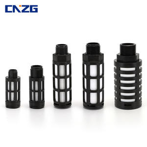 Silenciador de Plástico de 1/8 de Pulgada con Válvula Solenoide de Escape PSL-02 Negro/Azul/Naranja Silenciador de Escape de 1/2/3/4/5 Pulgadas - Product Image 2