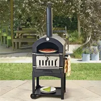 Outdoor Pizza Oven, Large Round Table Top Stovetop