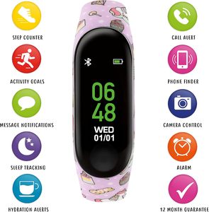 <span class=keywords><strong>Reloj</strong></span> <span class=keywords><strong>Inteligente</strong></span> Tikkers TKS01-0004 con Correa de Silicona, Caja de Plástico, Monitor de Sueño y Cámara para Niñas - Product Image 2
