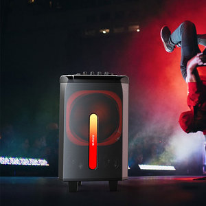 Haut-parleur portable 50W avec woofer de 5,25 pouces, double tweeter de 3 pouces, mode intérieur/extérieur, Bluetooth TWS, écran LED, basses puissantes pour les fêtes - Product Image 4
