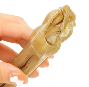 Il cane Premium in pelle di cuoio è un cane a forma di osso di pelle bovina naturale che mastica gli snack per il supporto della fabbrica all'ingrosso un ordine minimo basso - Product Image 4