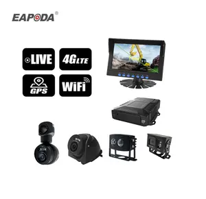 4 8 Channel Vehicle Fleet Cam Car 4CH 1080P WIFI GPS 3G 4G HDD Mdvr Mobile DVR System Kit Recorder Camera On Side The School Bus