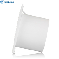 Ventilateur d'extraction carré électrique 6 pouces ultra-mince pour salle de bain, grille anti-UV, en plastique, pour air frais et efficace, personnalisable