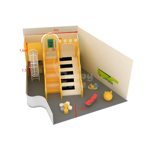 Moderno Piano Musical Interactivo con Tobogán <span class=keywords><strong>para</strong></span> Niños, Equipo de Juegos Sensoriales <span class=keywords><strong>para</strong></span> Interiores, Utilizado en Centros Comerciales y Parques Infantiles - Product Image 2