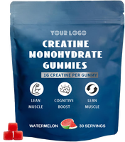 Gummies de créatine monohydrate au prix d'usine, vitamines pour hommes, prise de poids, pré-entraînement, énergie, gummies de créatine végétaliens