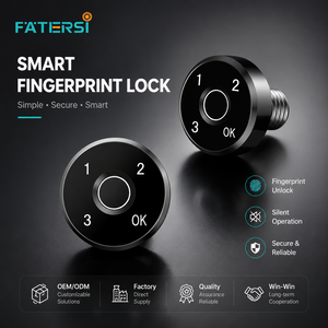 Cerradura Inteligente con Huella Dactilar FATERSI 2026, Venta al por Mayor, para Productos <span class=keywords><strong>de</strong></span> Hogar Inteligente, Oficina, Garaje, Armarios y Casilleros - Product Image 1