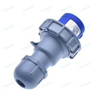 Prise industrielle CEE IEC60309 3 pôles 2P+E 16A/32A 220-250V Connecteur étanche IP67