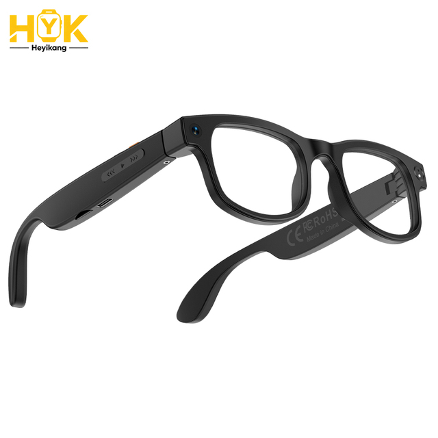 Latest G1Max Smart Glasses 8MP HD Dual Silicon Microphone Noise Cancelling 1080p HD Video Recording Voice Assistant AI Glasses
