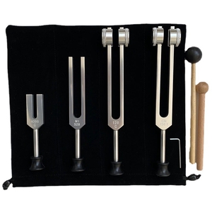 Wholesale Aluminum Alloy Tuning Fork Set Crystal 4096 mi528 128 om 136.1 OM Tuning Fork Multi Color - Product Image 4