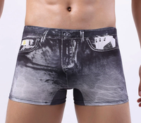 Sous-vêtements pour hommes, caleçons boxer en nylon, impression personnalisée, fabrication en usine