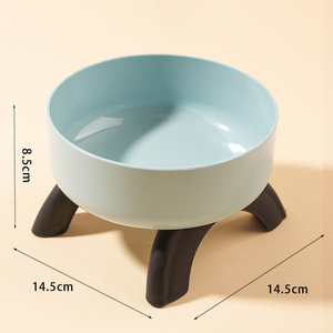 ชามสแตนเลสป้องกันการลื่นสำหรับแมว ช่วยป้องกันการกระดูกคอเสียหาย - Product Image 3