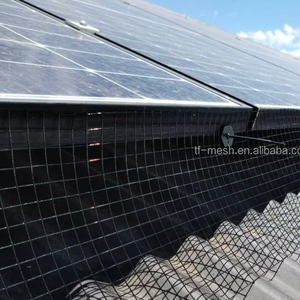 6 inç * 100ft güneş kuş örgü siyah kaplı <span class=keywords><strong>1</strong></span>.0mm GÜNEŞ PANELI kuş engelleyici Mesh Critter Guard Mesh - Product Image 1