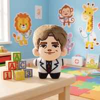 Poupées en peluche personnalisées Kpop Star Idol de haute qualité CE CPC OEM ODM, jouets en peluche coréens pour bébés, faible MOQ, logo personnalisé