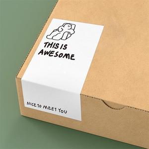 Etiqueta Adhesiva Personalizada con Logotipo, Etiqueta Ecológica para Cajas de Avión, Logotipo de Marca Impreso - Product Image 6