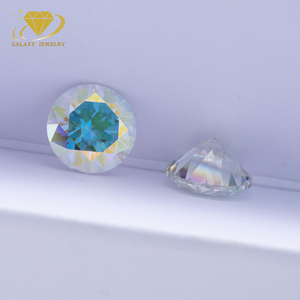 Pierres précieuses de moissanite de laboratoire en vrac de haute qualité, taille <span class=keywords><strong>poire</strong></span>, multicolores avec jeu de couleurs/effet de feu, entièrement plaquées, haute qualité GRA - Product Image 4