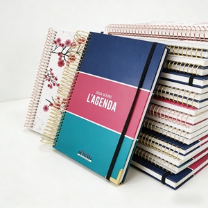 Journal de luxe <span class=keywords><strong>super</strong></span> planificateur à couverture rigide cahiers d'impression personnalisée planificateur à spirale de marque privée - Product Image 3