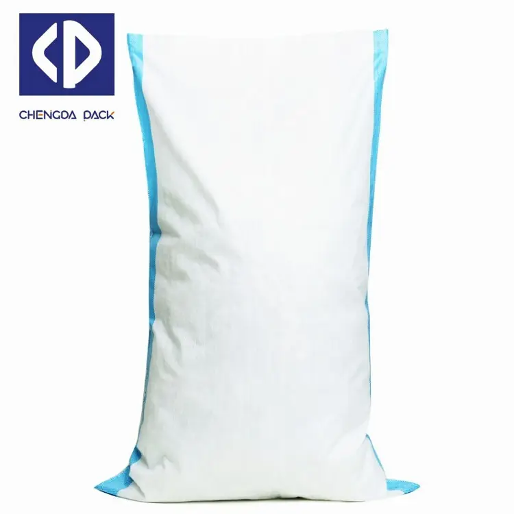 Bolsas de polipropileno tejidas de almidón de maíz, 25kg, 50kg, vacío, fertilizante orgánico, grano, arroz, azúcar, saco de yute