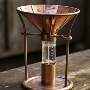 Pluviomètre en cuivre de qualité supérieure pour la mesure des précipitations, la surveillance météorologique et les études hydrologiques - Product Image 2