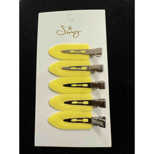 Vendita calda di tendenza alla moda con strass di cristallo strass clip a scatto eleganti in metallo decorazione per capelli per ragazze e bambini all'ingrosso - Product Image 1