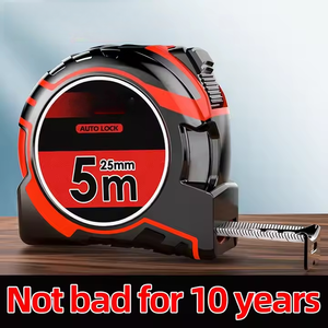 Hongtai profesyonel metrik yüksek hassasiyetli dayanıklı pas geçirmez karbon çelik geri çekilebilir mezura temizle ölçekli 3m/5M/7.5M - Product Image 6