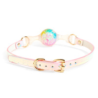 Articles pour adultes, Jouets sexuels SM, Boule de bouche colorée Q Jelly, Bondage SM, Conditionnement pour couples, Flirt, Produits sexuels