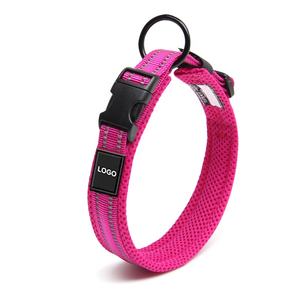 <span class=keywords><strong>Collar</strong></span> para Mascotas de Poliéster Suave de Lujo, Transpirable, Duradero, con Malla de Aire Acolchada, con Logotipo Personalizado OEM, <span class=keywords><strong>Collar</strong></span> Retráctil Táctico Ligero para Perros y Gatos - Product Image 1